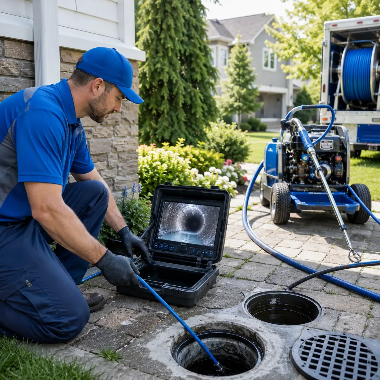 Outdoor drain cleaning professionals serving De Witt, NE